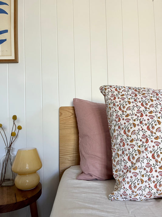 Standard Cotton And Linen Pillowcase Set