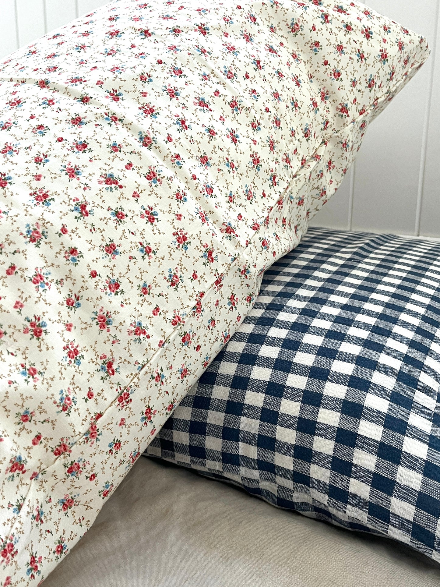 Cotton and Linen Pillowcase Set