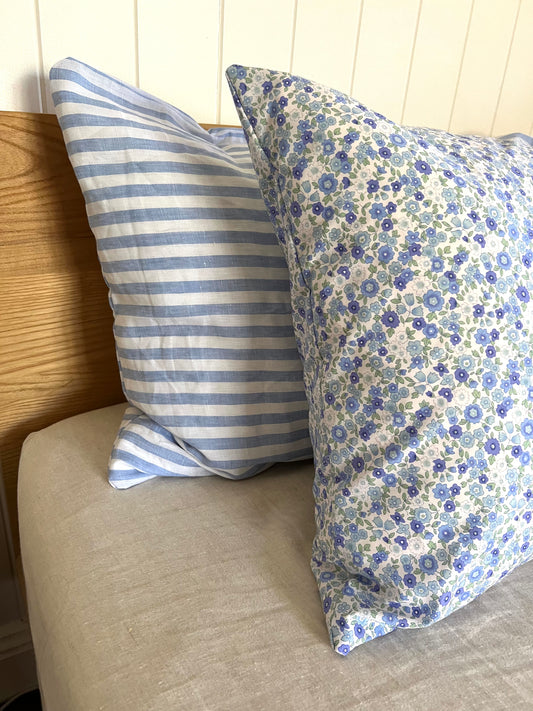 Standard Cotton And Linen Pillowcase Set