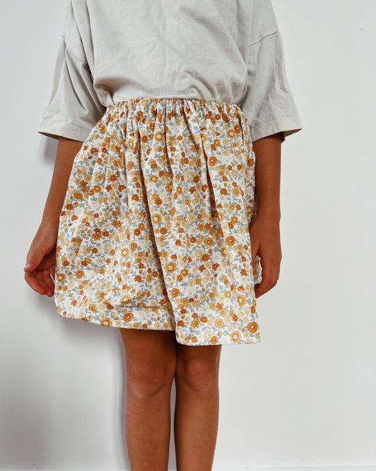 Cotton Floral Skirt