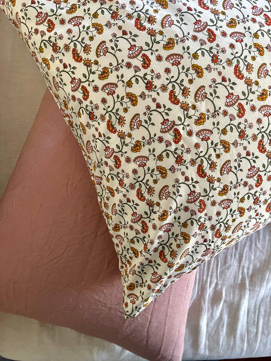 Standard Cotton And Linen Pillowcase Set