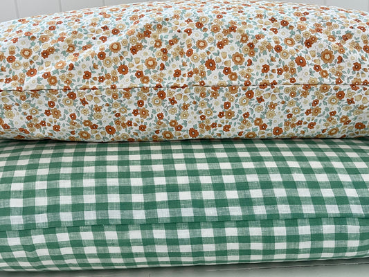 Cotton and Linen Pillowcase Set