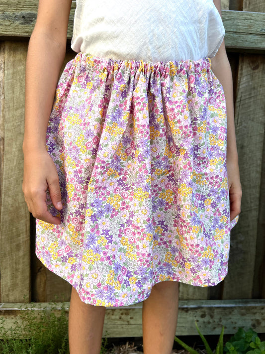 Cotton Floral Skirt