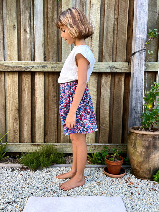 Cotton Floral Skirt