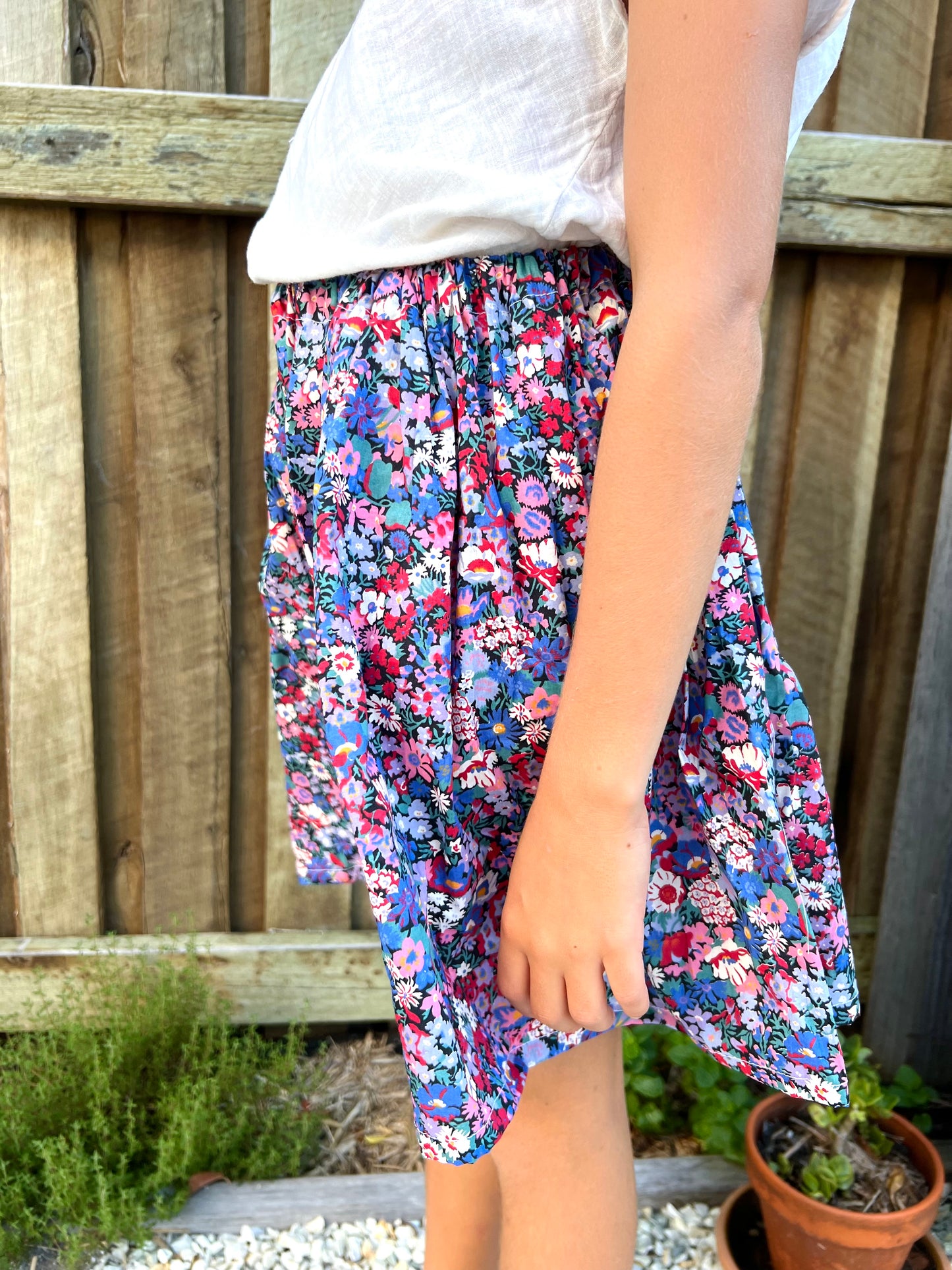 Cotton Floral Skirt