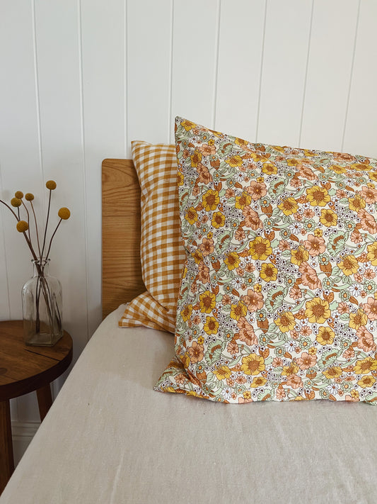 Standard Organic Cotton and Linen Pillowcase Set